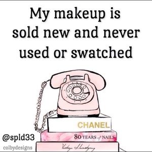 My makeup is sold new! Never used or swatched!